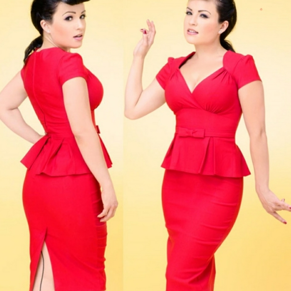 Stop Staring! Red Obsession Dress
